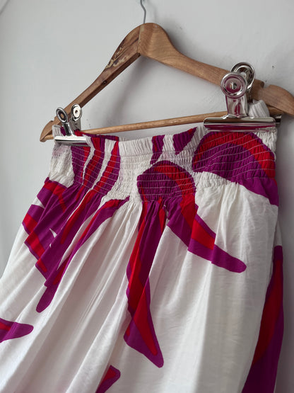 NINE WEST Abstract Print Maxi Skirt (XL)