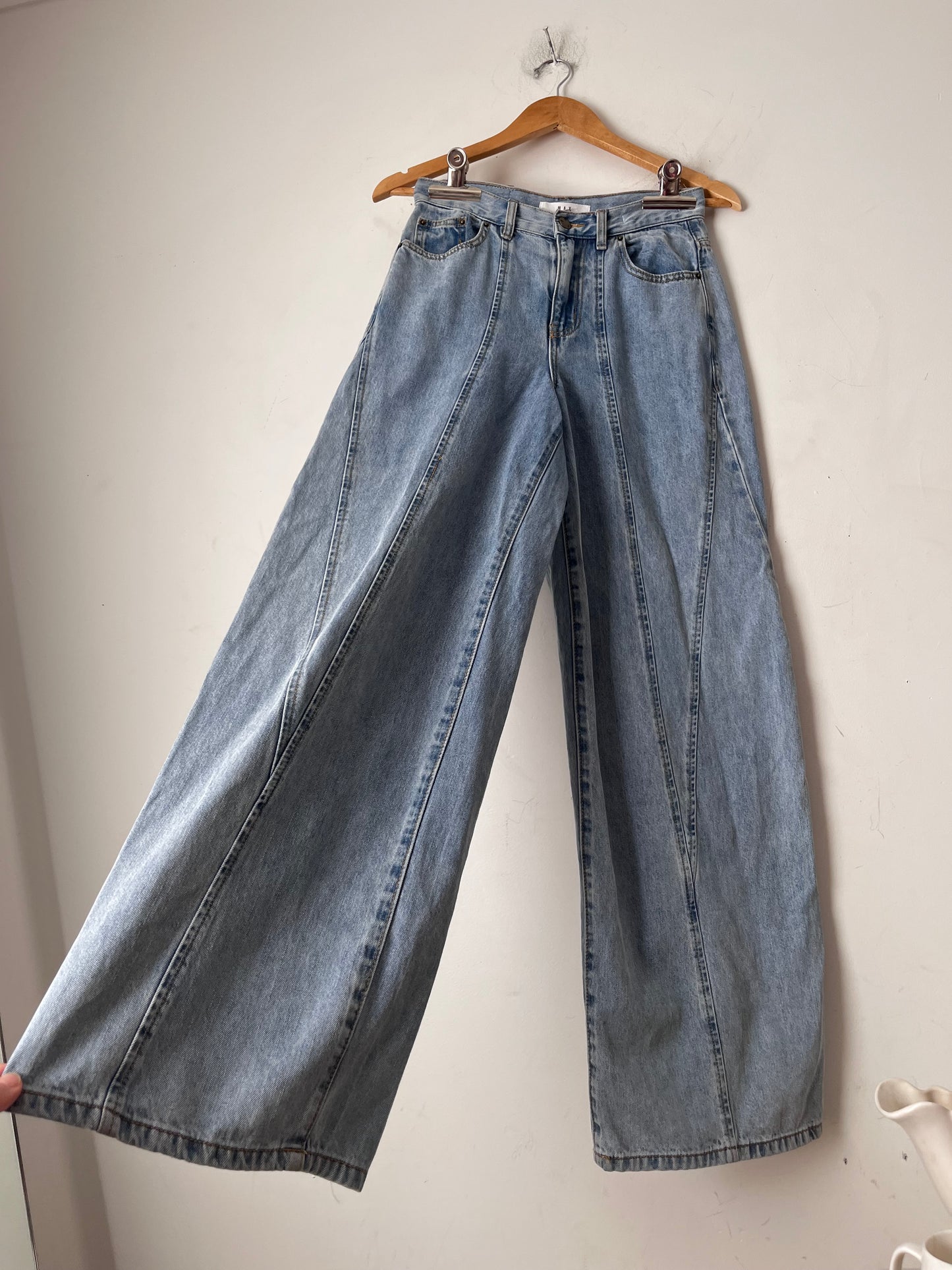 MAX Lisbon Panel Detail Jeans RRP$150 (6-8)
