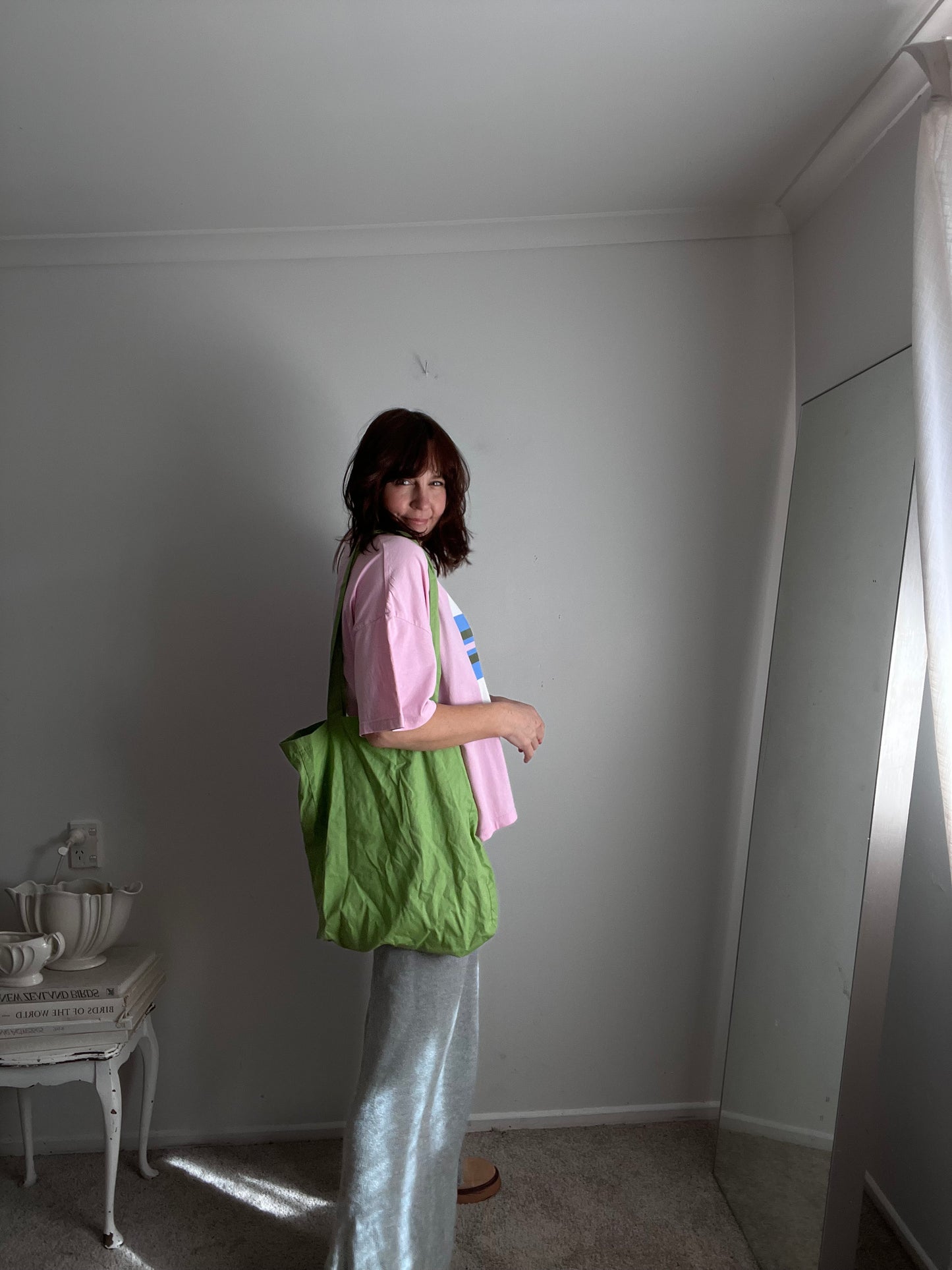 KOWTOW Pink Oversized Graphic Tee RRP approx $139 (10-14)
