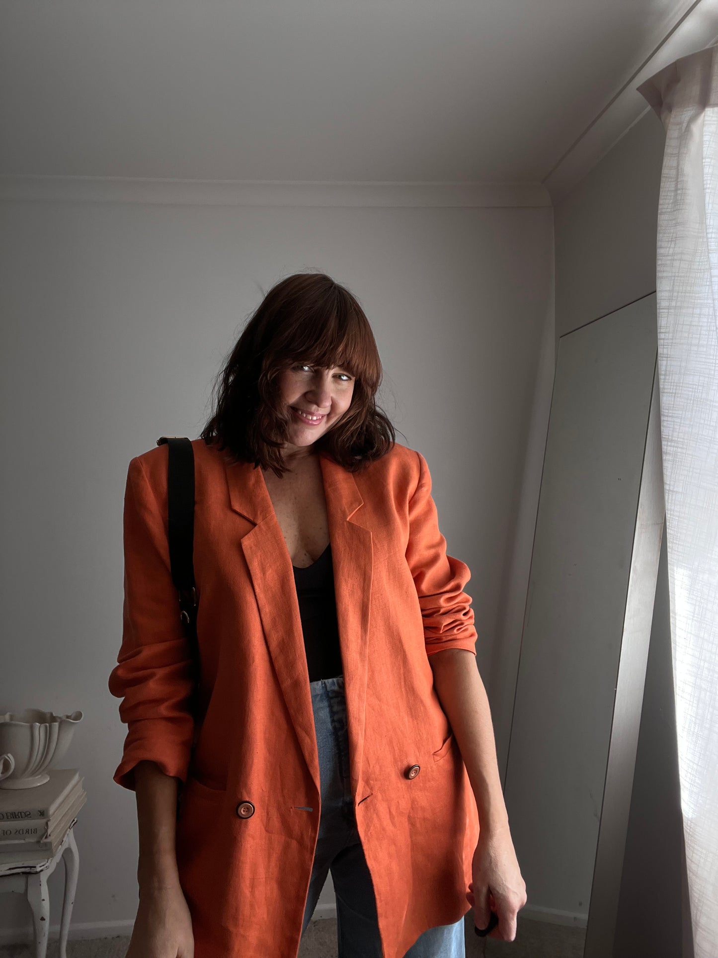 DREAMGIRLS ‘Wells’ Linen Blazer (12-14)