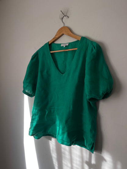JUMP Linen Top RRP$179 (12-14)