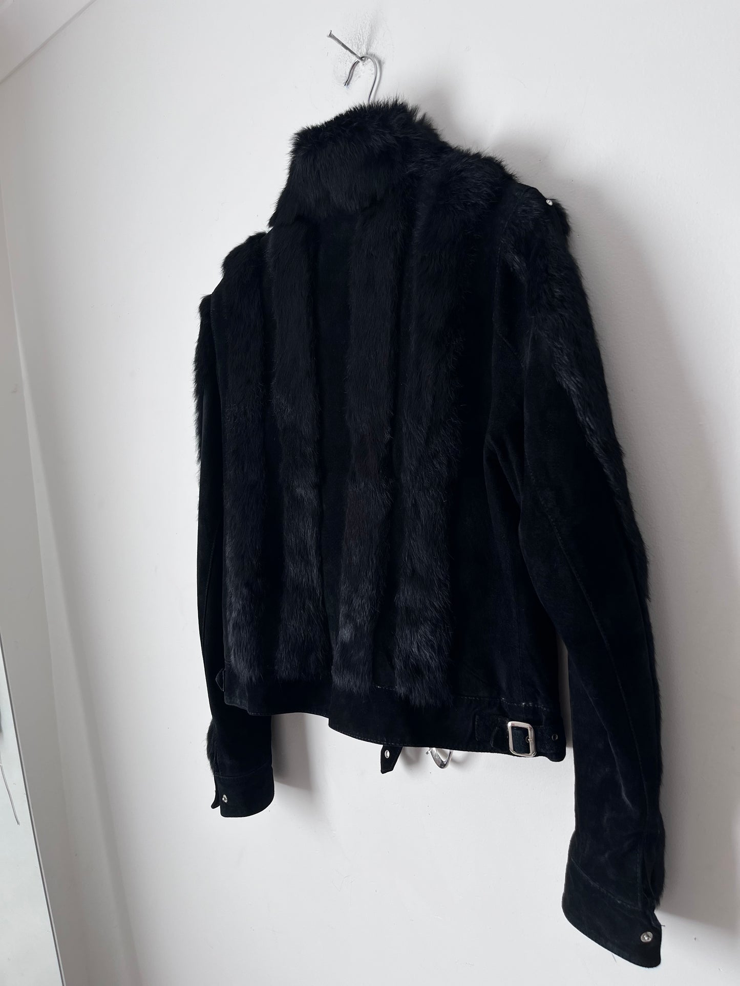 SHATUNI Suede/Fur Jacket (8-10)