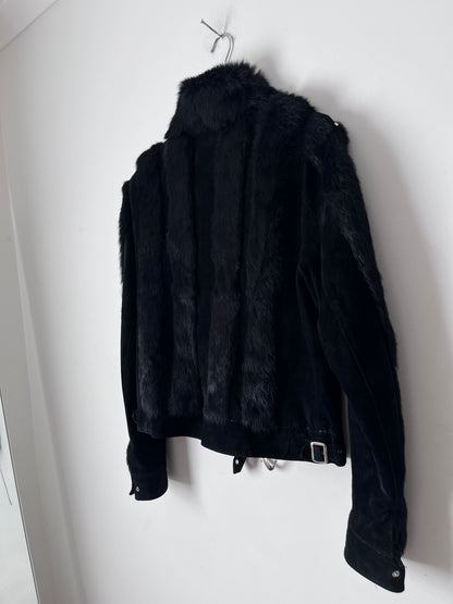 SHATUNI Suede/Fur Jacket (8-10)