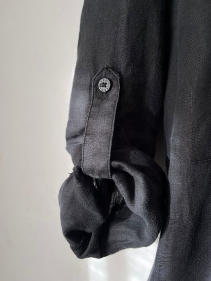 DECJUBA Luxe Basics Linen Shirt Dress (10-12)