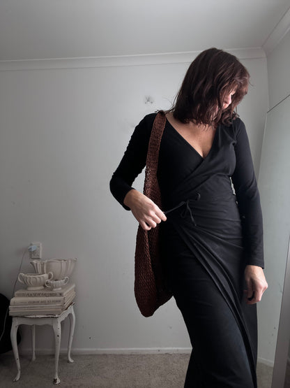 Kowtow Wrap Dress RRP$299 (10-12)