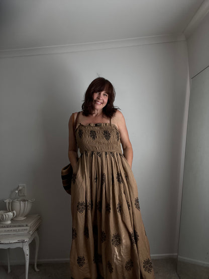 AMAYA Everett Embroidered Maxi Dress RRP$219.99 (14)