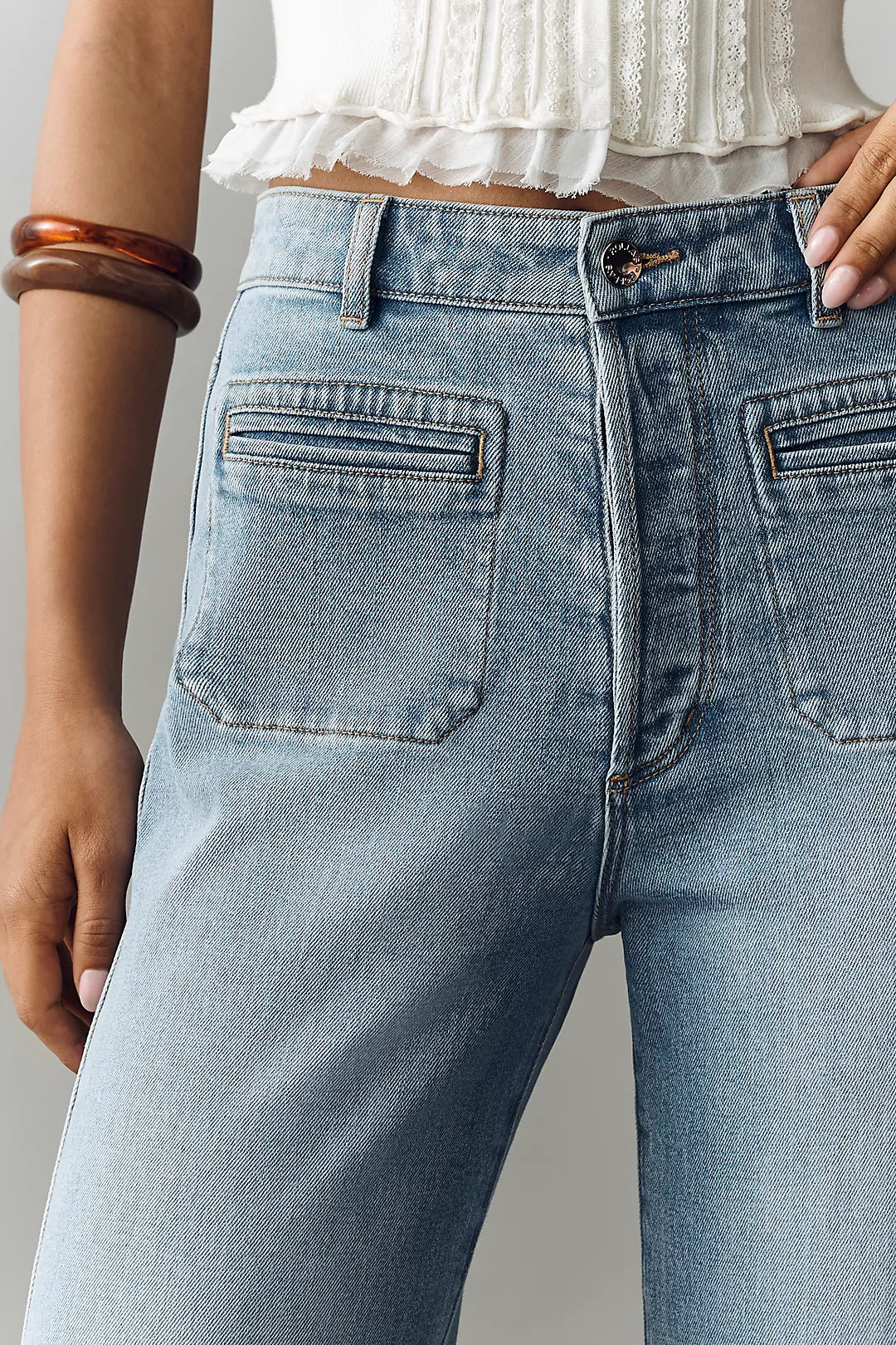 ROLLA’S High Rise Wide Leg Jeans RRP$180 (8-10)