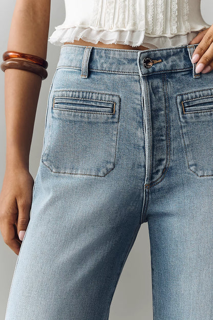 ROLLA’S High Rise Wide Leg Jeans RRP$180 (8-10)