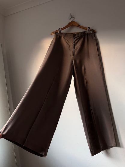 ANINE BING ‘Dolan’ Wide-Leg Tailored Trousers RRP$729 (10)