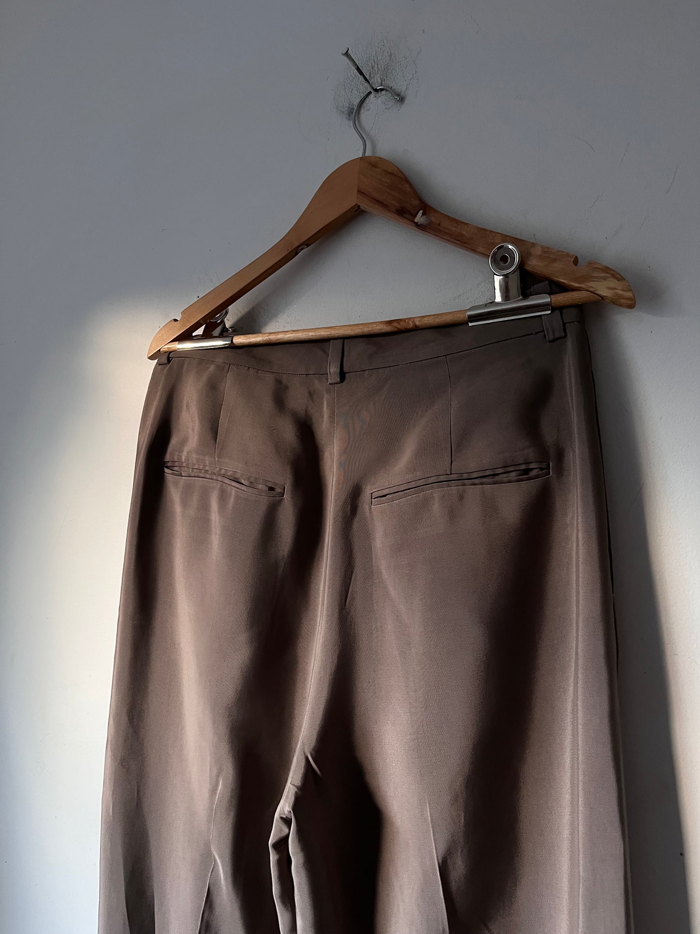 ANINE BING ‘Dolan’ Wide-Leg Tailored Trousers RRP$729 (10)