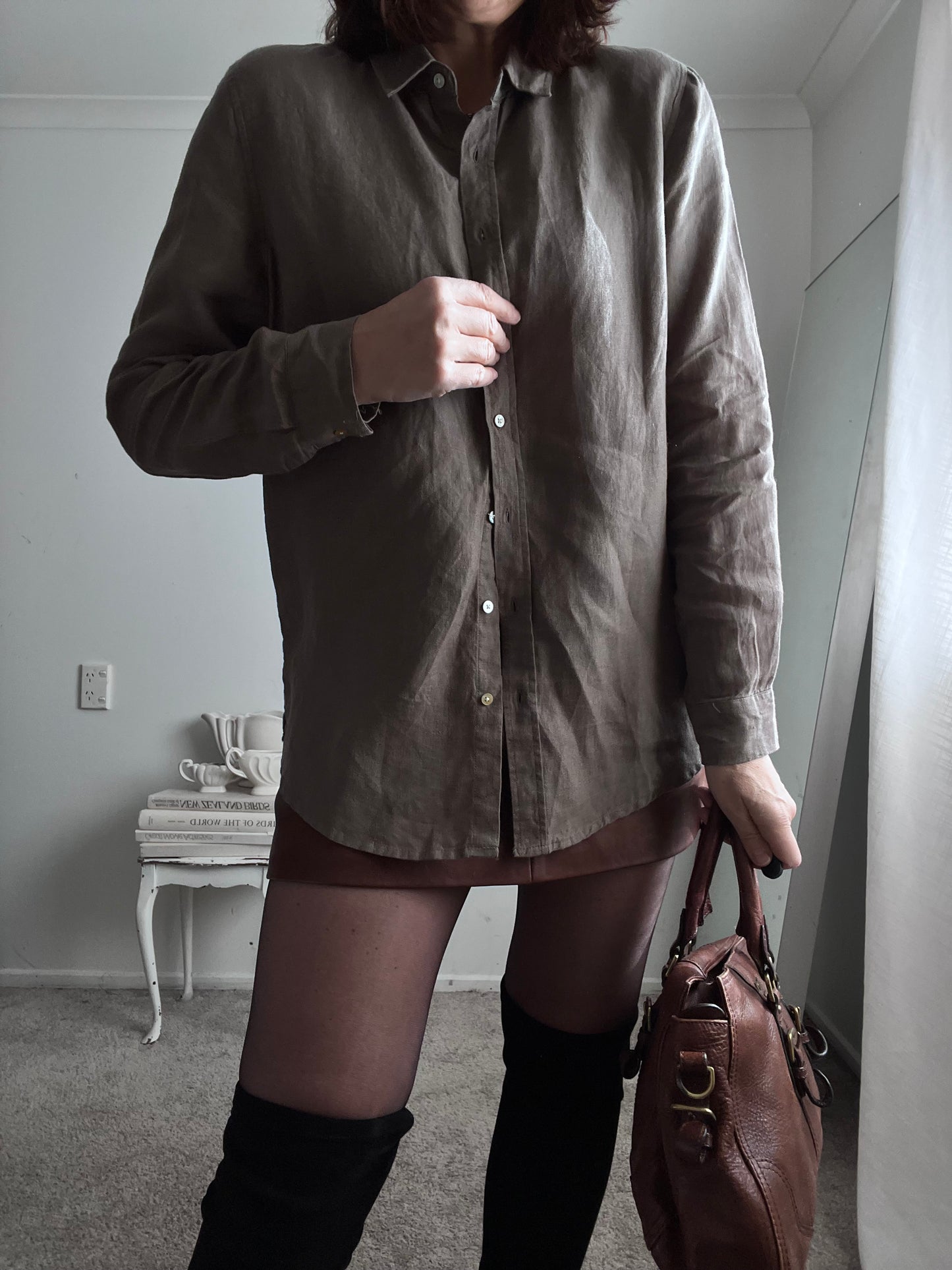 ZEST Linen Shirt RRP$90 (12-14)
