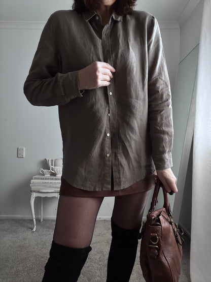 ZEST Linen Shirt RRP$90 (12-14)