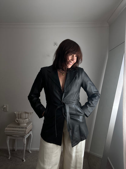 Faux leather jacket (8-10)