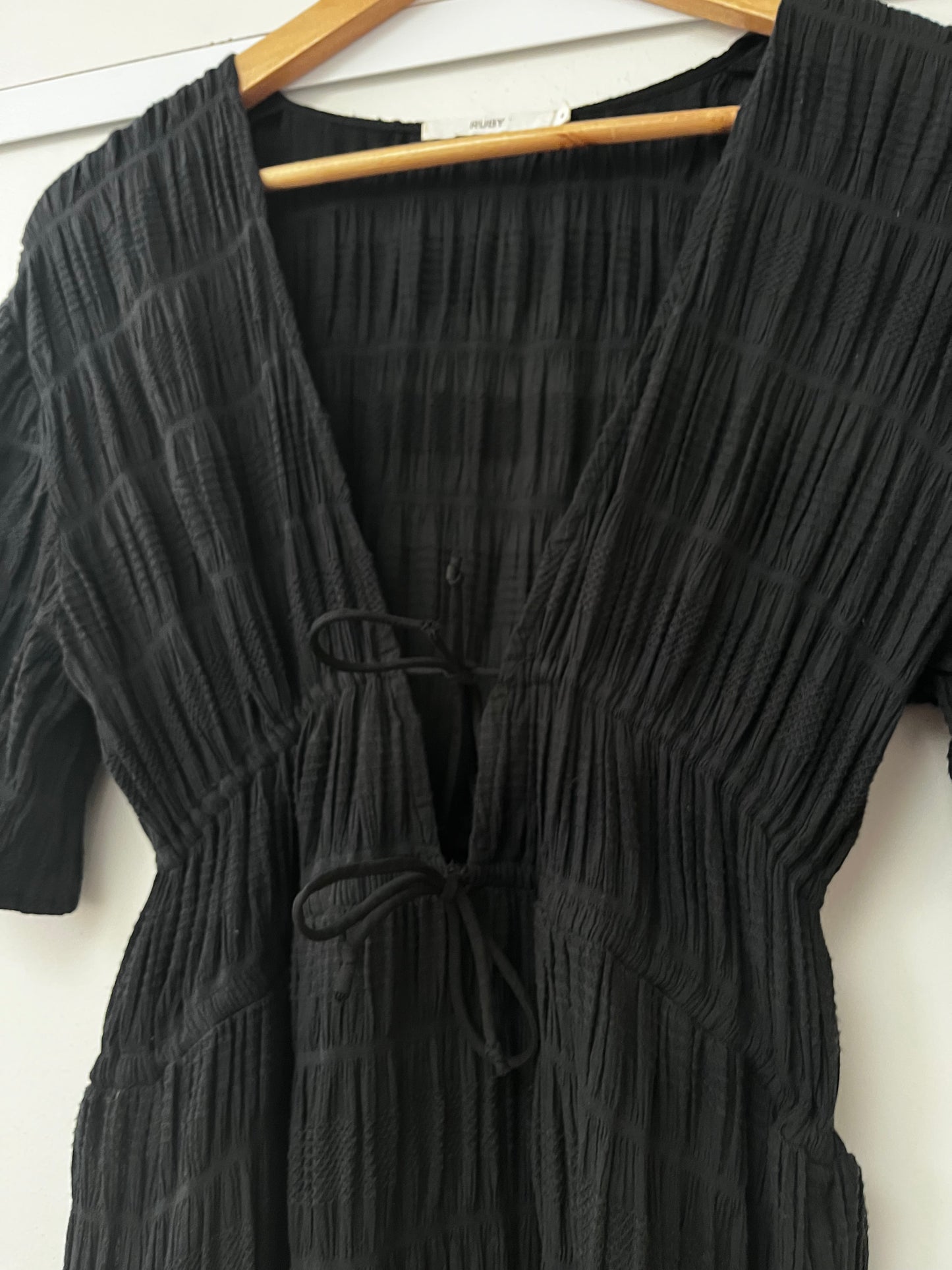 RUBY Mirella V-Neck Dress RRP$289 (6-8)