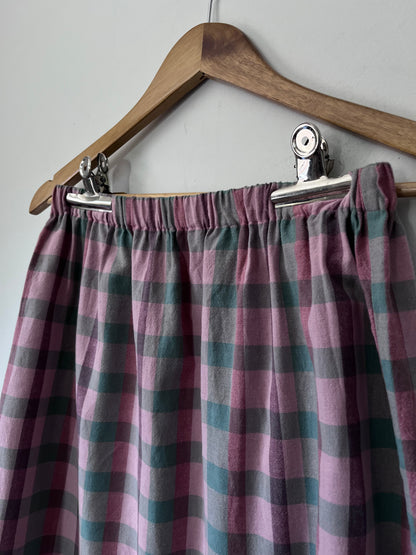 Gingham skirt (10-12)