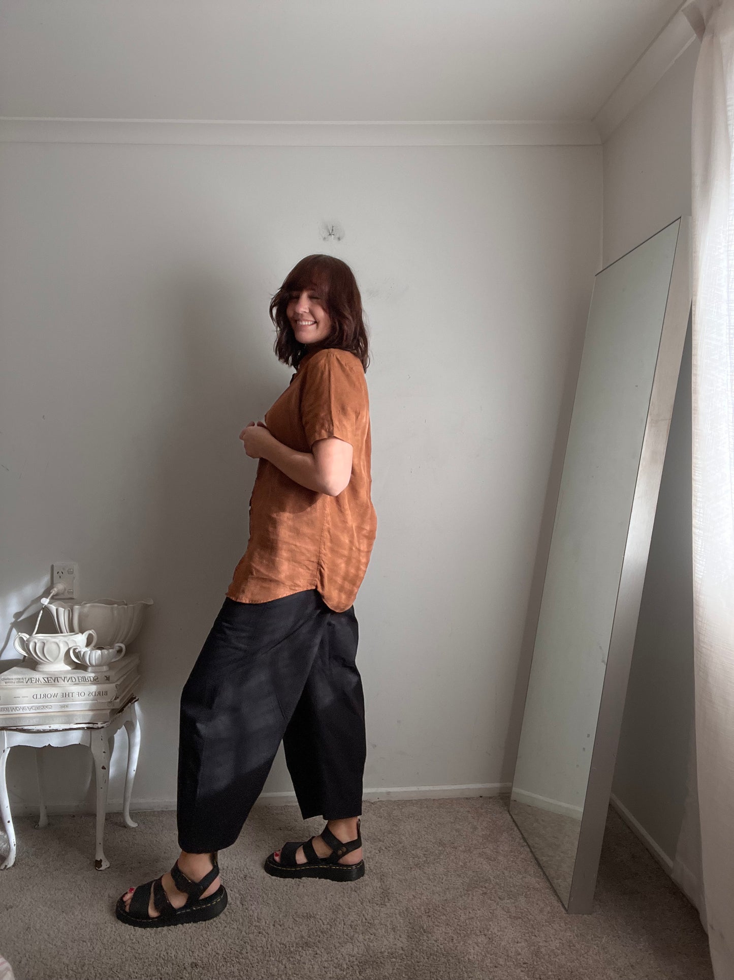 Assembly Label Barrel Leg Pants RRP $120 (8-10)