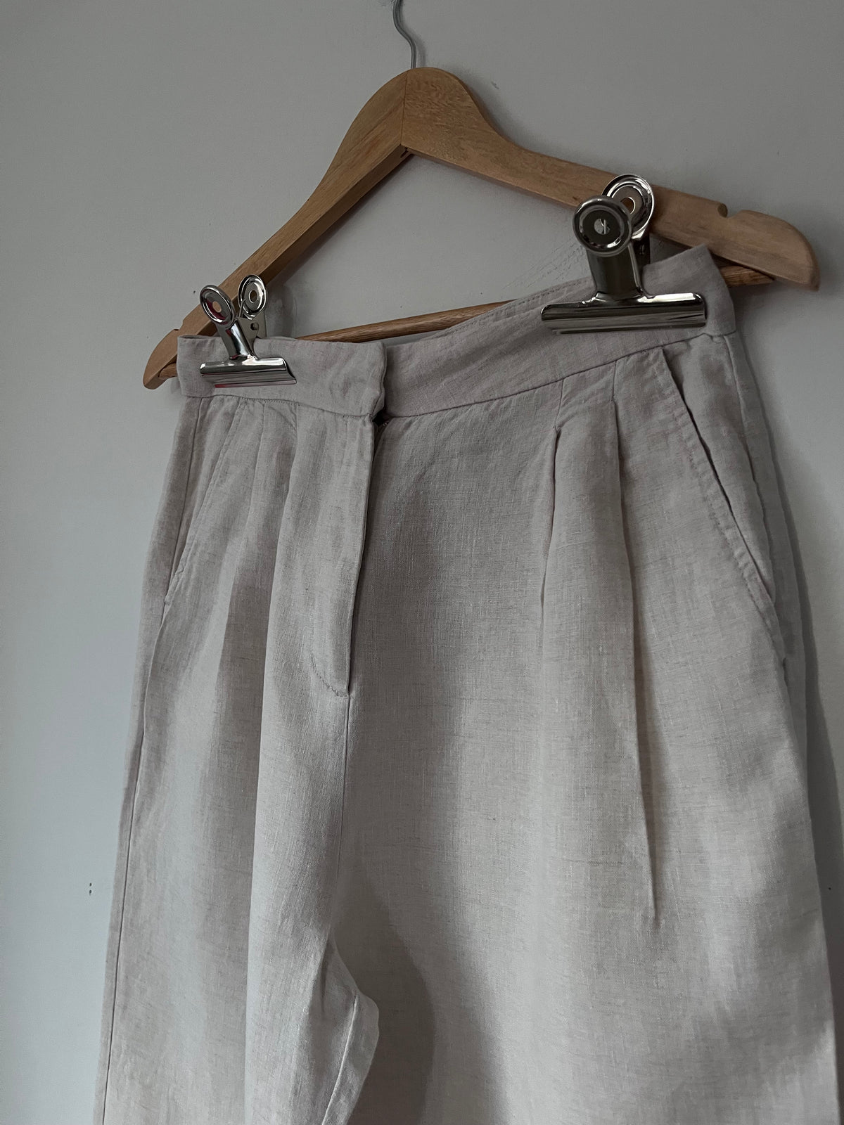 NUDE LUCY Thilda Linen Pant RRP $150 (Size 8-10)