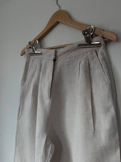 NUDE LUCY Thilda Linen Pant RRP $150 (Size 8-10)