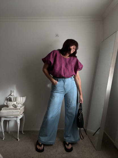 Gorman Wide Leg Jeans RRP $186 (Size 14)