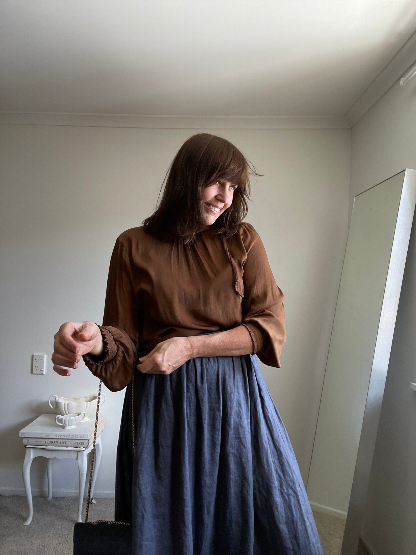 MAX high neck top RRP$149 (12-16)