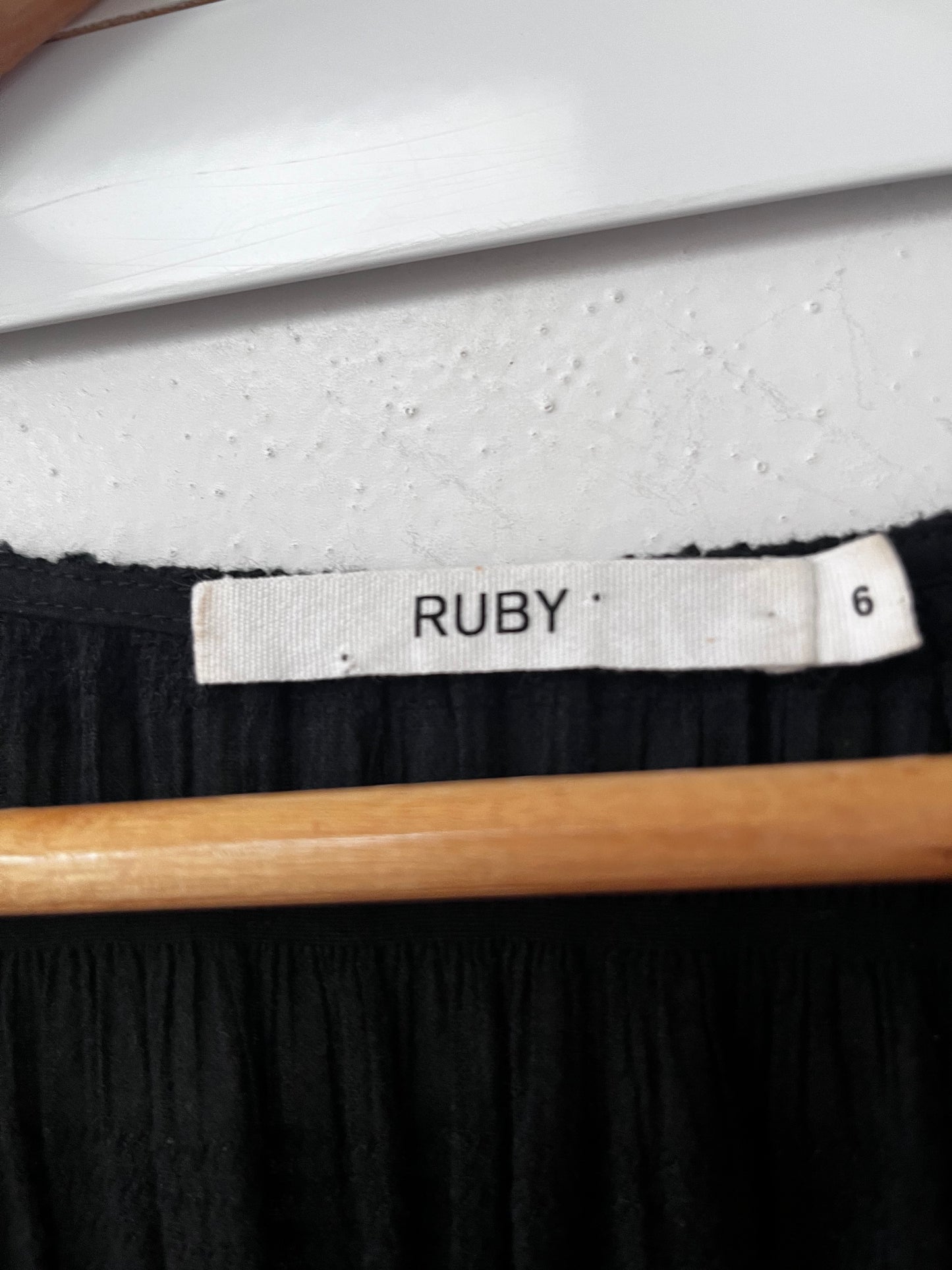 RUBY Mirella V-Neck Dress RRP$289 (6-8)