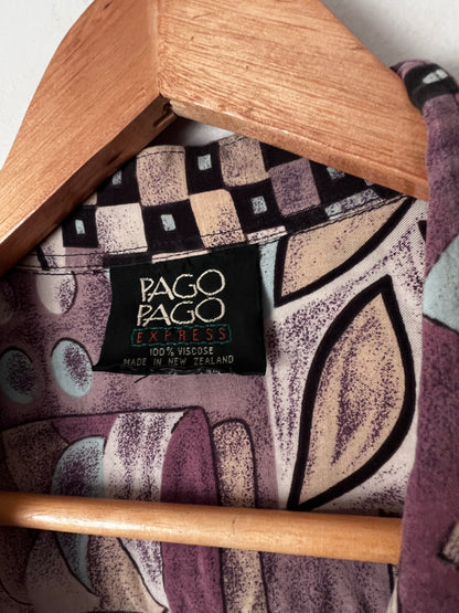 PAGO PAGO Vintage Abstract Print Shirt (8-12 imo)