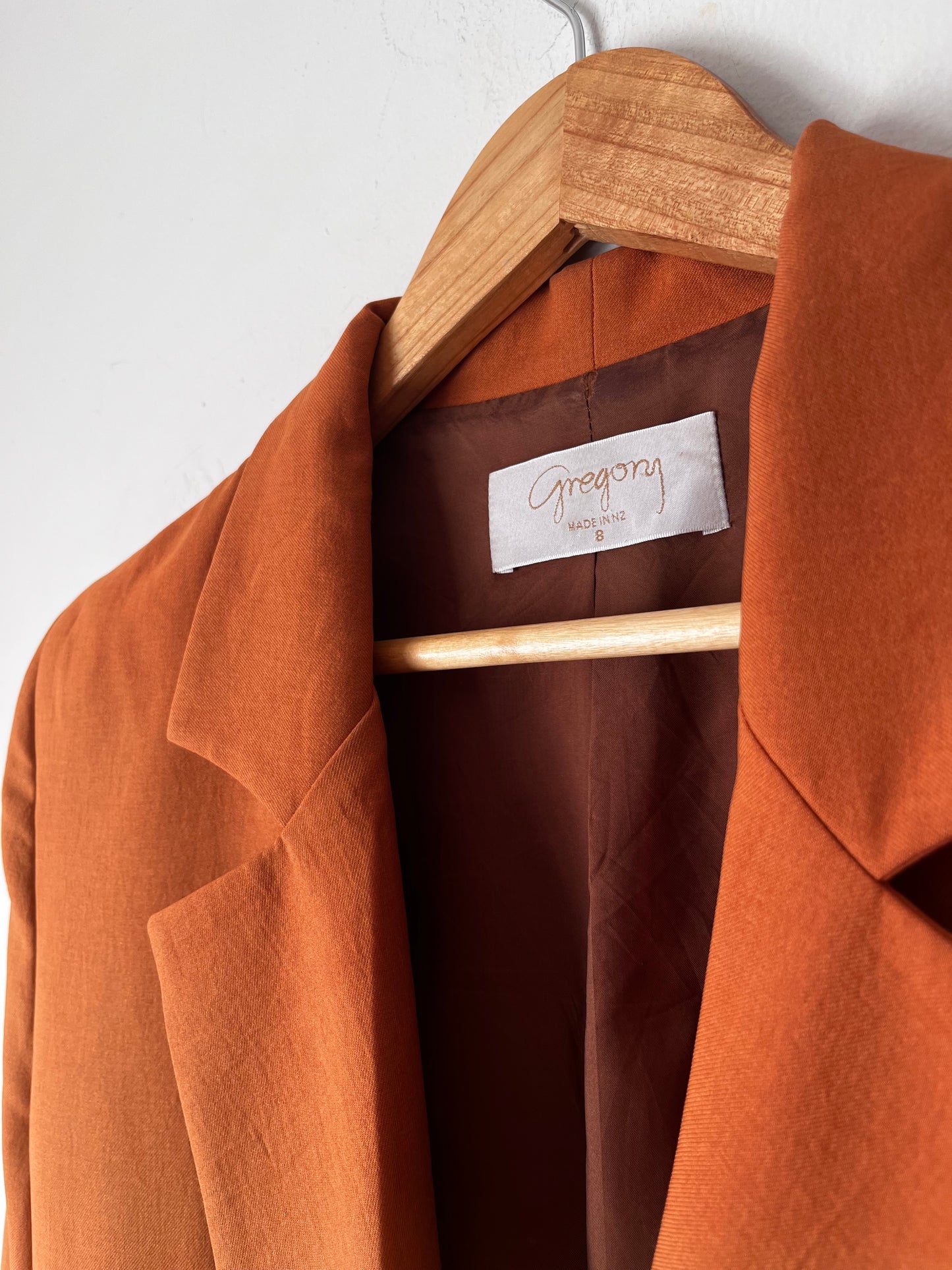 GREGORY Linen Blend Blazer RRP$250+ (8-10)