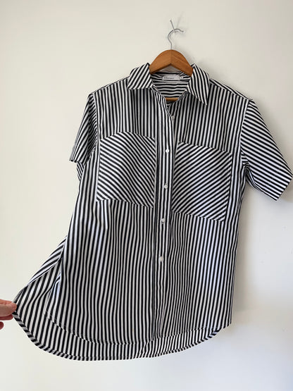 ZOE KRATZMANN Striped Cotton Shirt RRP$299 (8)