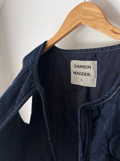 DAMSON MADDER Tilly Denim Gilet RRP$199 (Size 10-12)