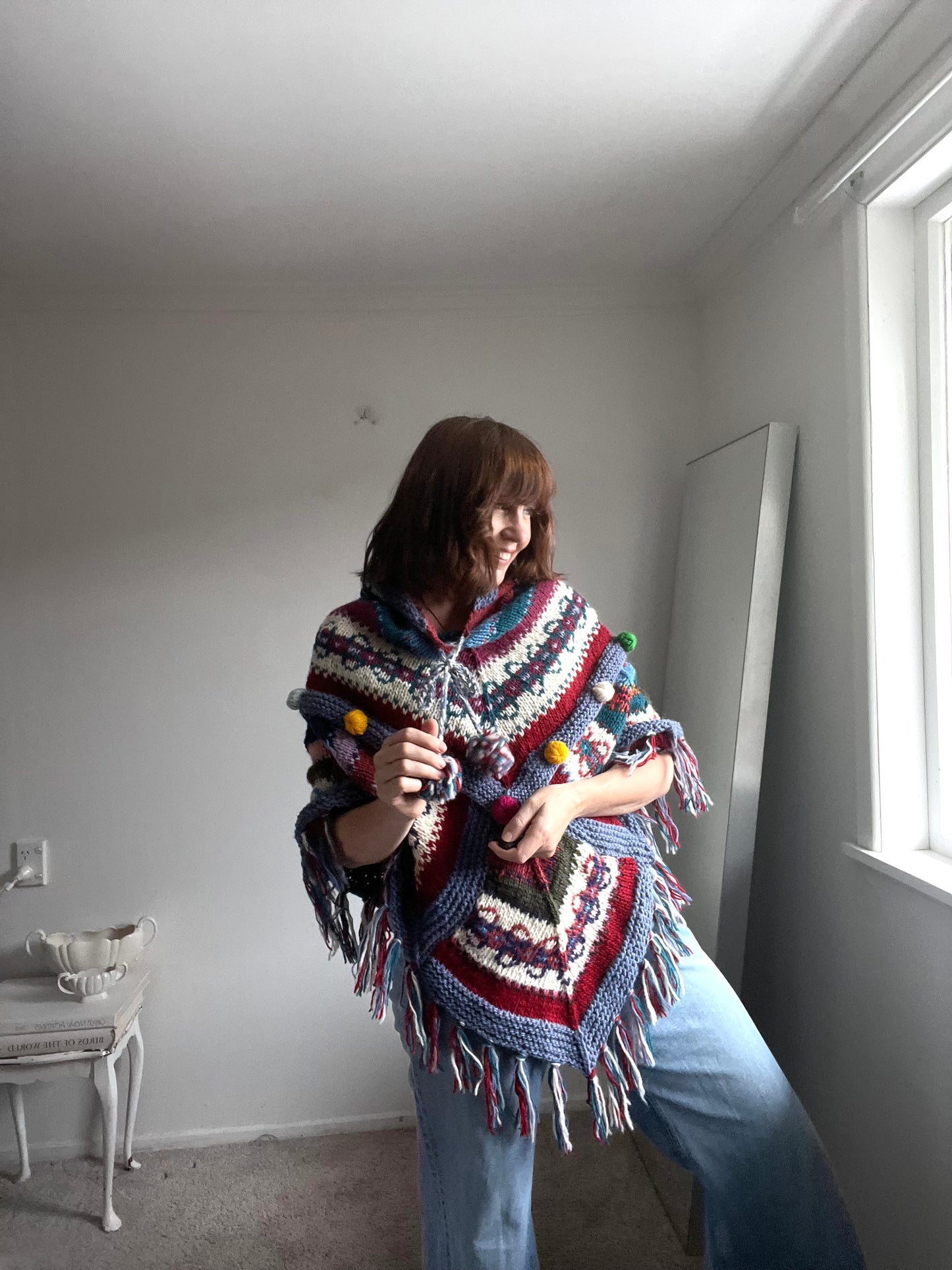 WOOL poncho (OSFM)