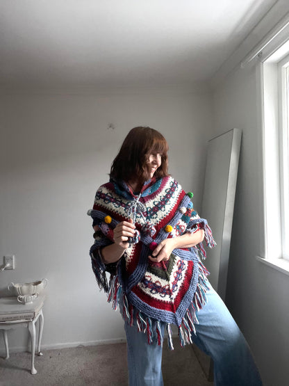 WOOL poncho (OSFM)