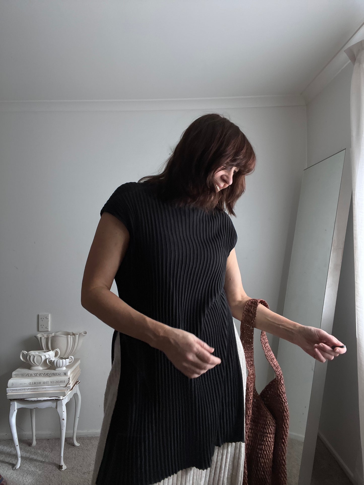 MARLE Ribbed Tunic Top RRP $340 (Size 10-14)