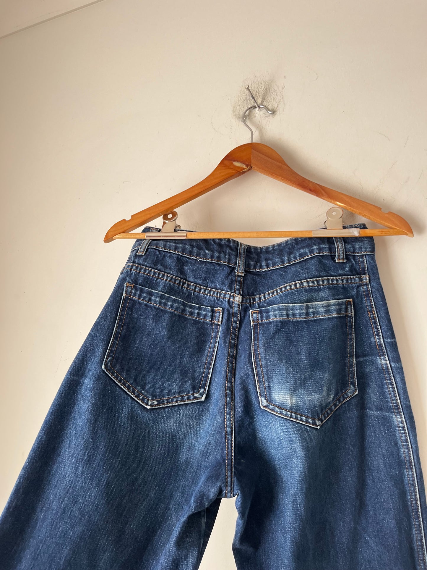 DISSH Patch Pocket Wide Leg Jeans RRP$200 (8-10)