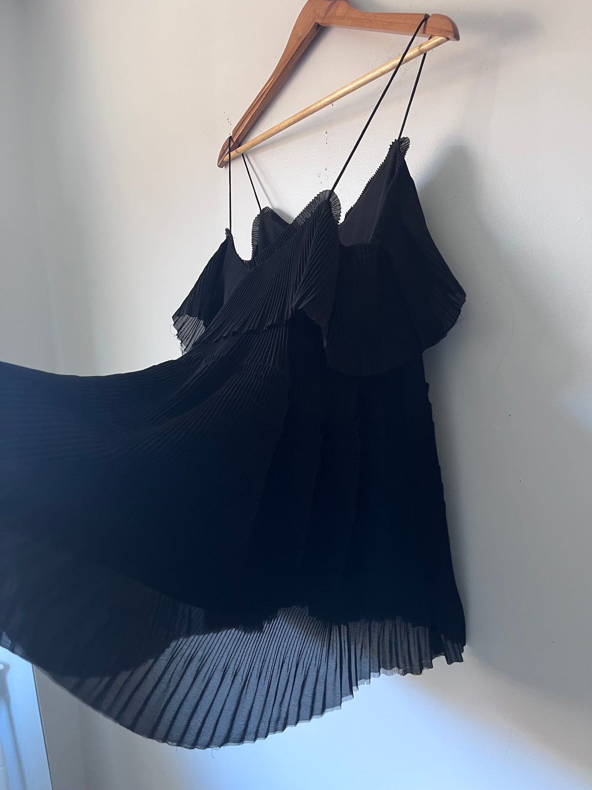 ACLER Pleated Ruffle Cami Top RRP $395 (6-8)