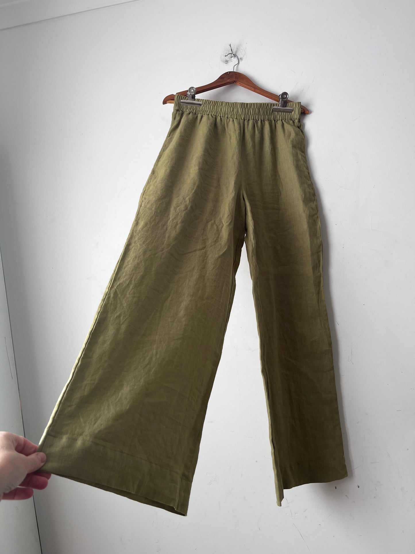 ASSEMBLY LABEL Linen Pants RRP$120 (12) & (10)