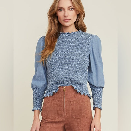 VERA MODA shirred top (14-16)