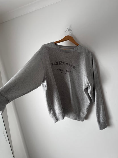 ELEMENTARY Embroidered Sweatshirt RRP$139 (XS)