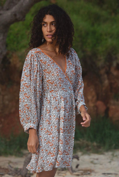 DAUGHTERS OF INDIA Binita Mini Dress RRP$179 (Size 8)