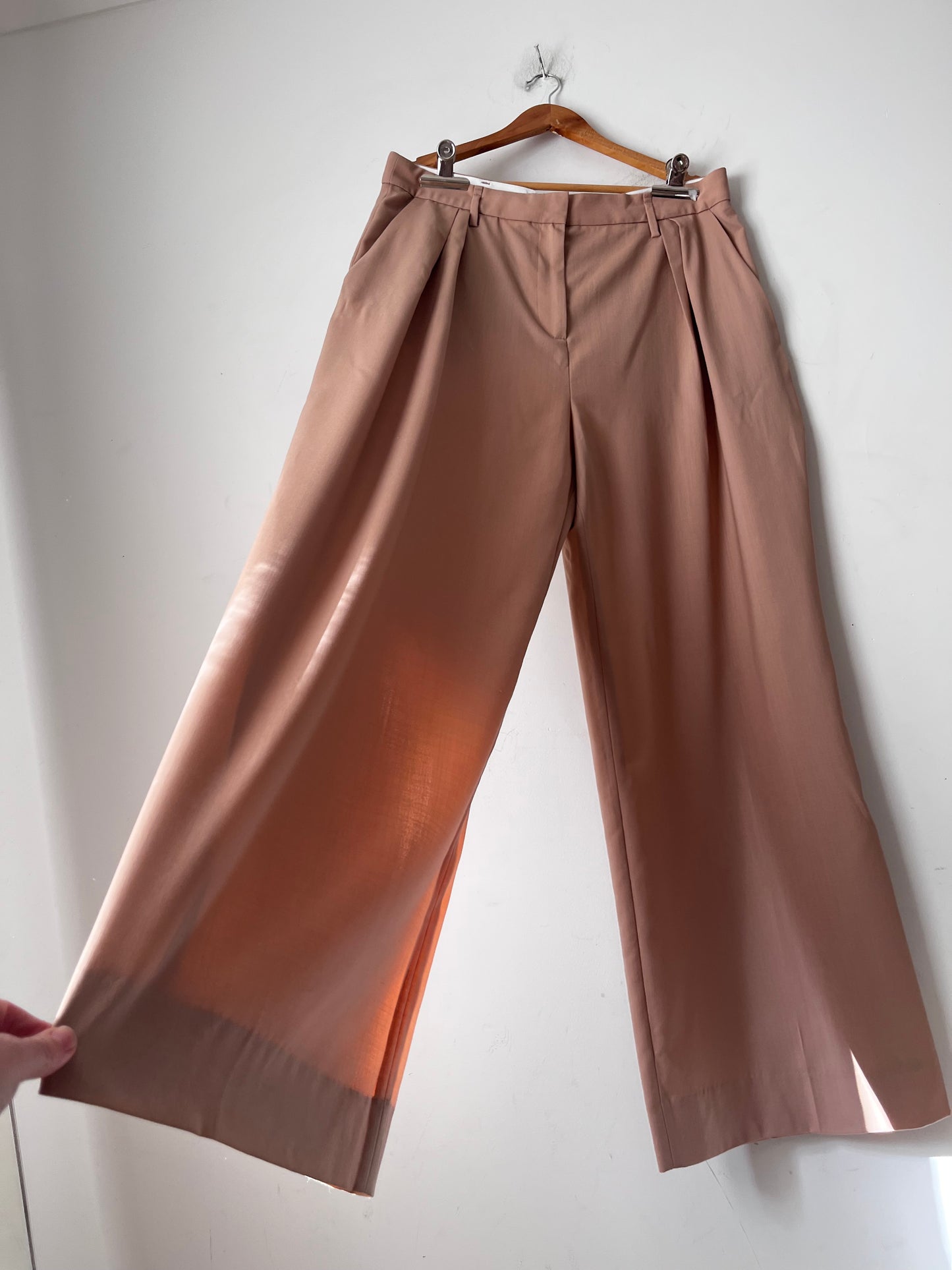 COUNTRY ROAD Pure Wool Wide Leg Trousers RRP$279 (16)