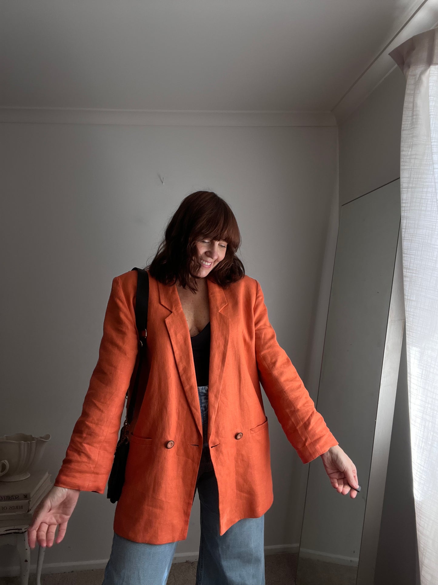 DREAMGIRLS ‘Wells’ Linen Blazer (12-14)
