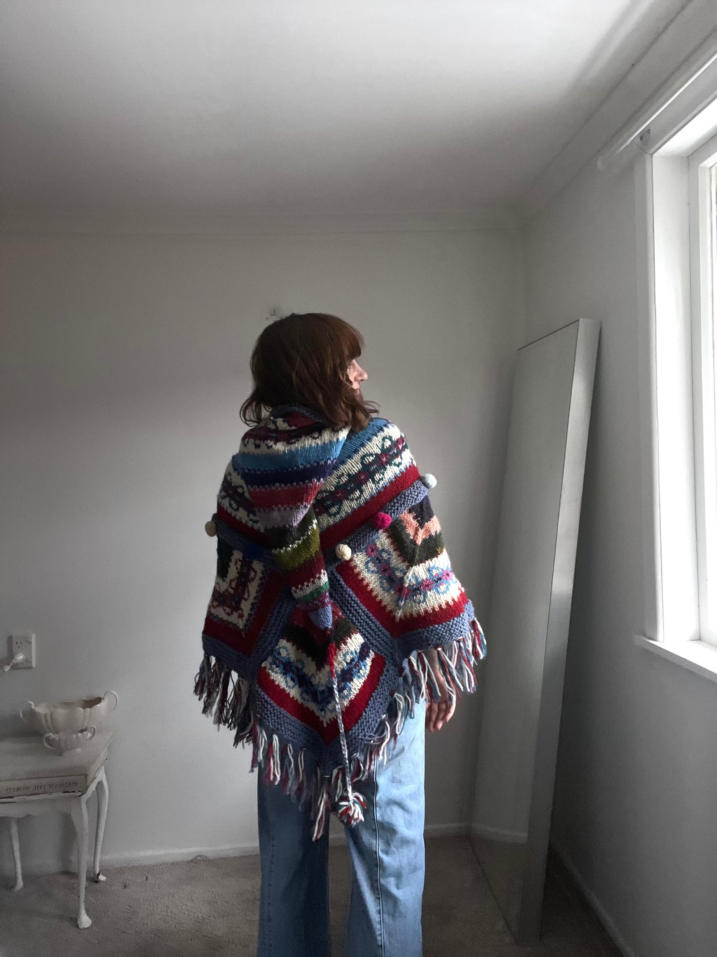 WOOL poncho (OSFM)