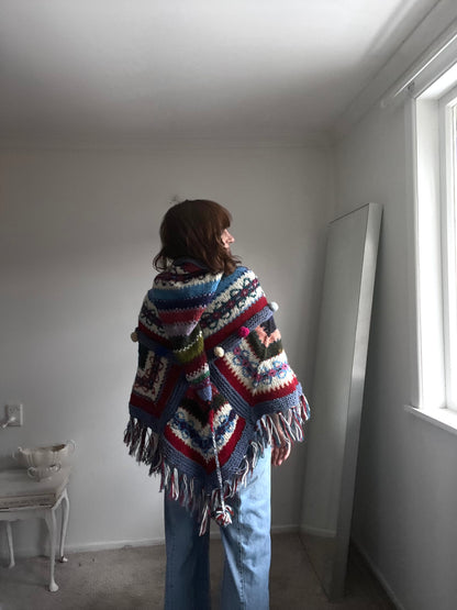 WOOL poncho (OSFM)