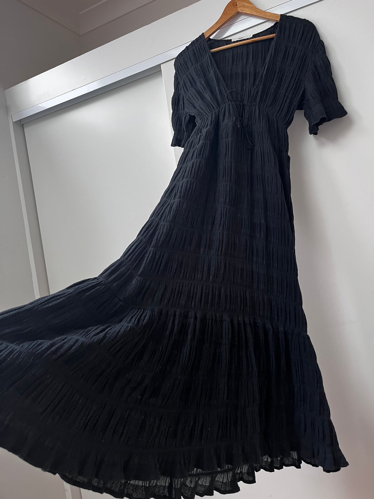 RUBY Mirella V-Neck Dress RRP$289 (6-8)