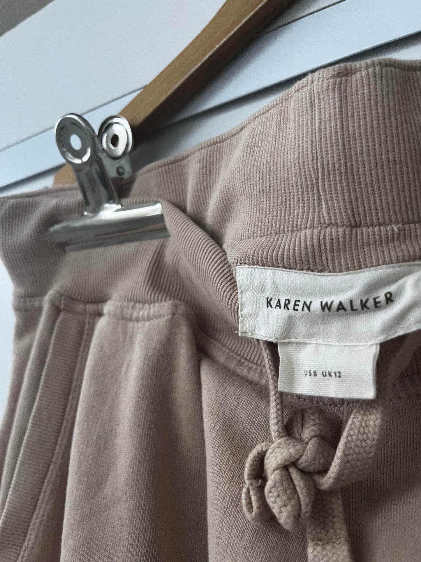 KAREN WALKER Runaway Organic Cotton Sweat Shorts RRP$150 (12)