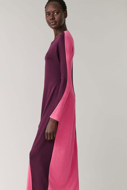 COS Colour-Block Maxi Dress RRP$290 (12-16)