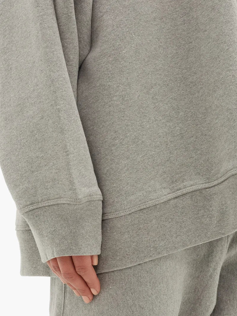 RAEY Grey Cotton Raglan Sweatshirt RRP$345 (12-16)