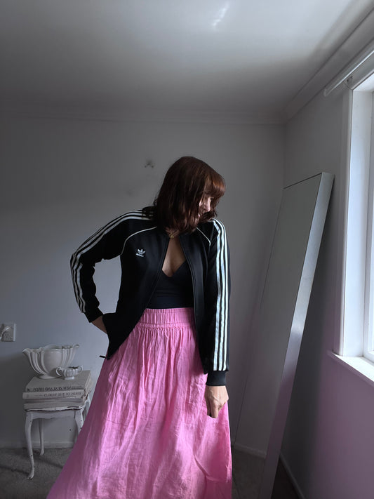 ADIDAS zip Track Top RRP$140 (10-12)