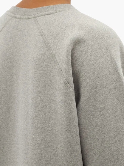 RAEY Grey Cotton Raglan Sweatshirt RRP$345 (12-16)