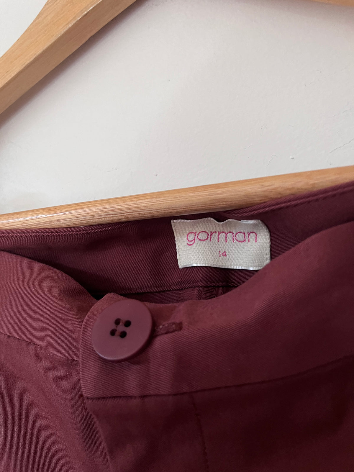 GORMAN wide leg tailored pants RRP approx. $199 (Size 14)