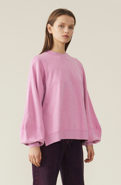 GANNI Pink Logo Sweatshirt RRP$395 (8-12)